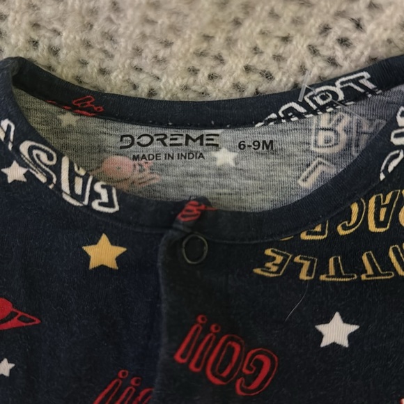 6-9m 2 Piece Cotton Pyjama Set - Picture 2 of 3